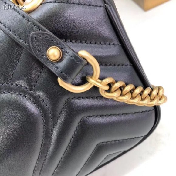 Gucci GG Marmont Small Black CrossBody - Picture 6 of 11